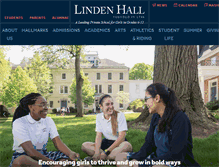 Tablet Screenshot of lindenhall.org